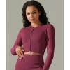 Бесшовный женский комплект в рубчик Leggings Rib + Crop Top model 26